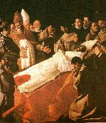 Francisco de Zurbaran death of st. buenaventura Spain oil painting reproduction
